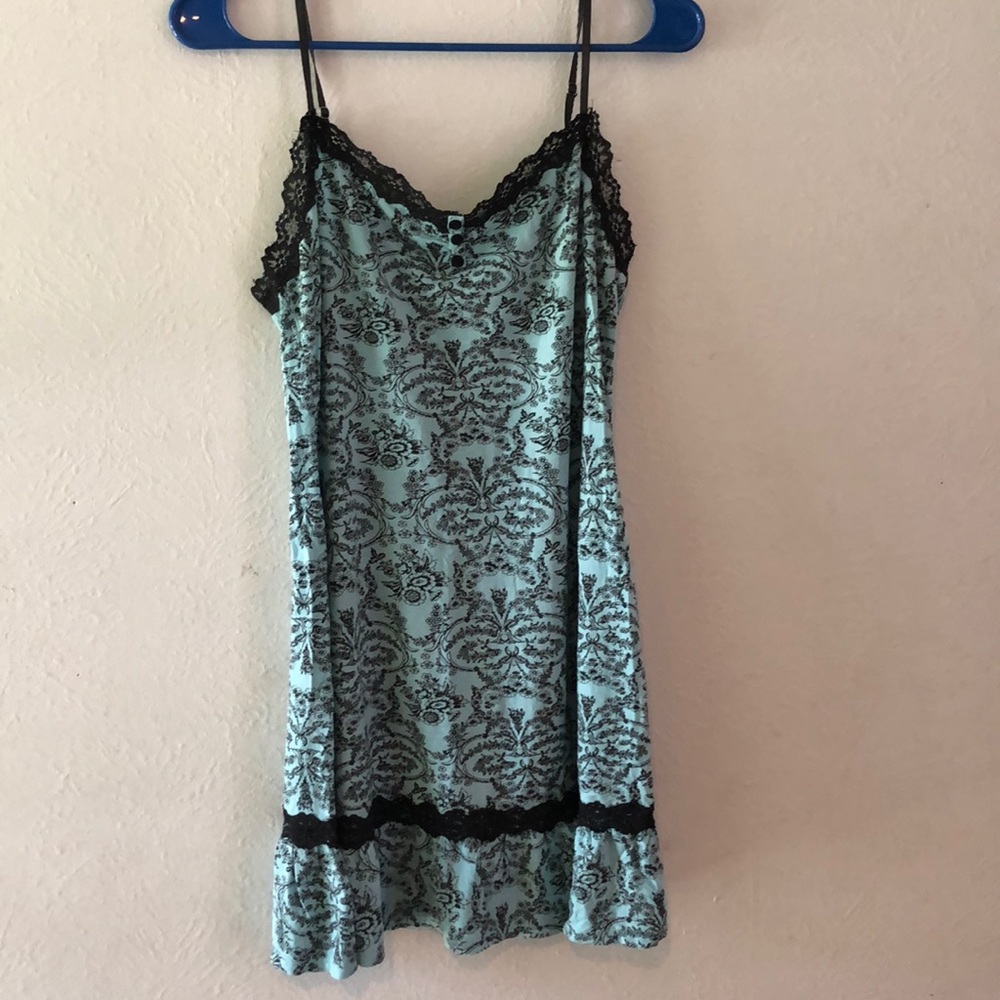 Blue sleepwear dress